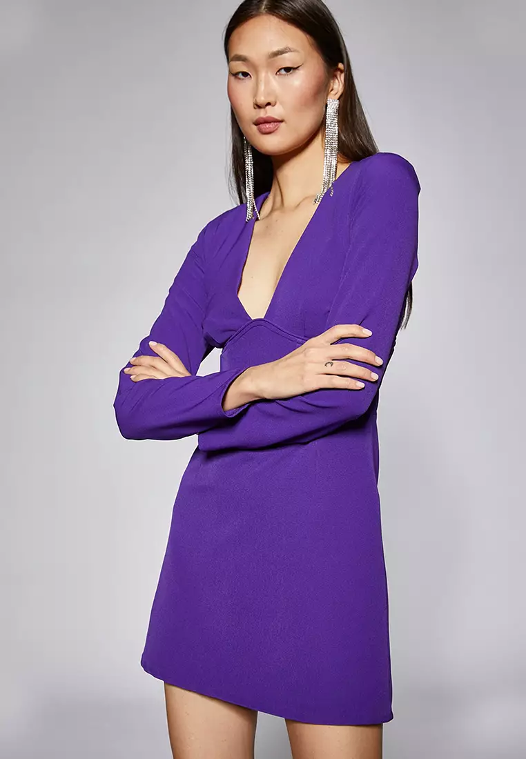 Corset Look Mini Evening Dress