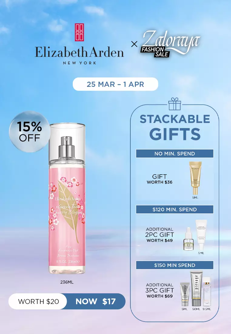 Buy Elizabeth Arden Elizabeth Arden Green Tea Cherry Blossom Fine Fragrance Mist 236ml 2024