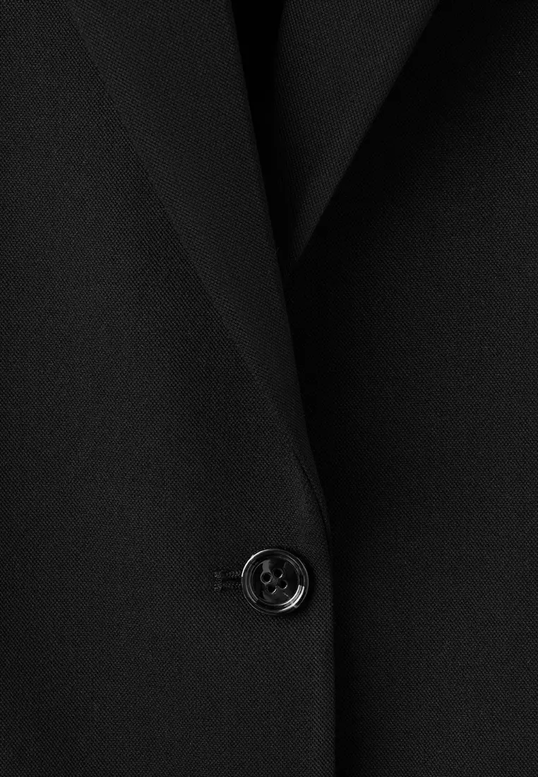 Straight Flap Pockets Blazer