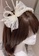 Kings Collection white Lace Bow Faux Pearl Headband HA20369 E457DACC6DB4F7GS_3