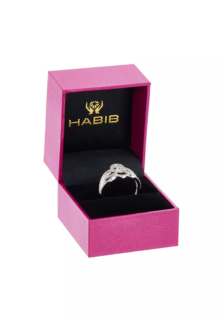 HABIB Diamond Ring in 375/9K White Gold 271191224