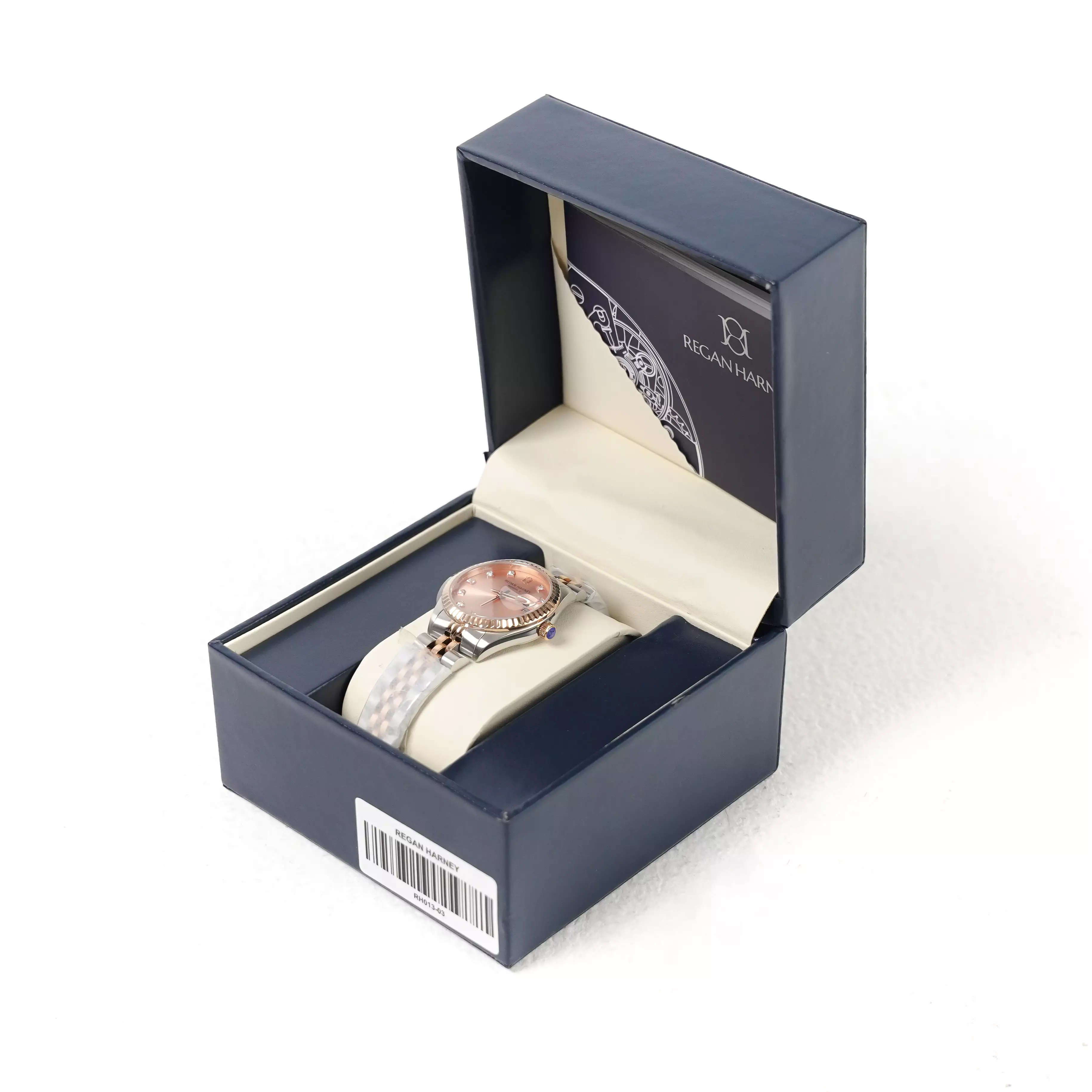 Jam Tangan REGAN HARNEY RH 013-03 LADY MONODATE ROSEGOLD STAINLESS STEEL WATCH 100% ORIGINAL- OS