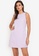 ZALORA WORK purple Side Slit Pocket Mini Dress 47831AA1ABFF08GS_1