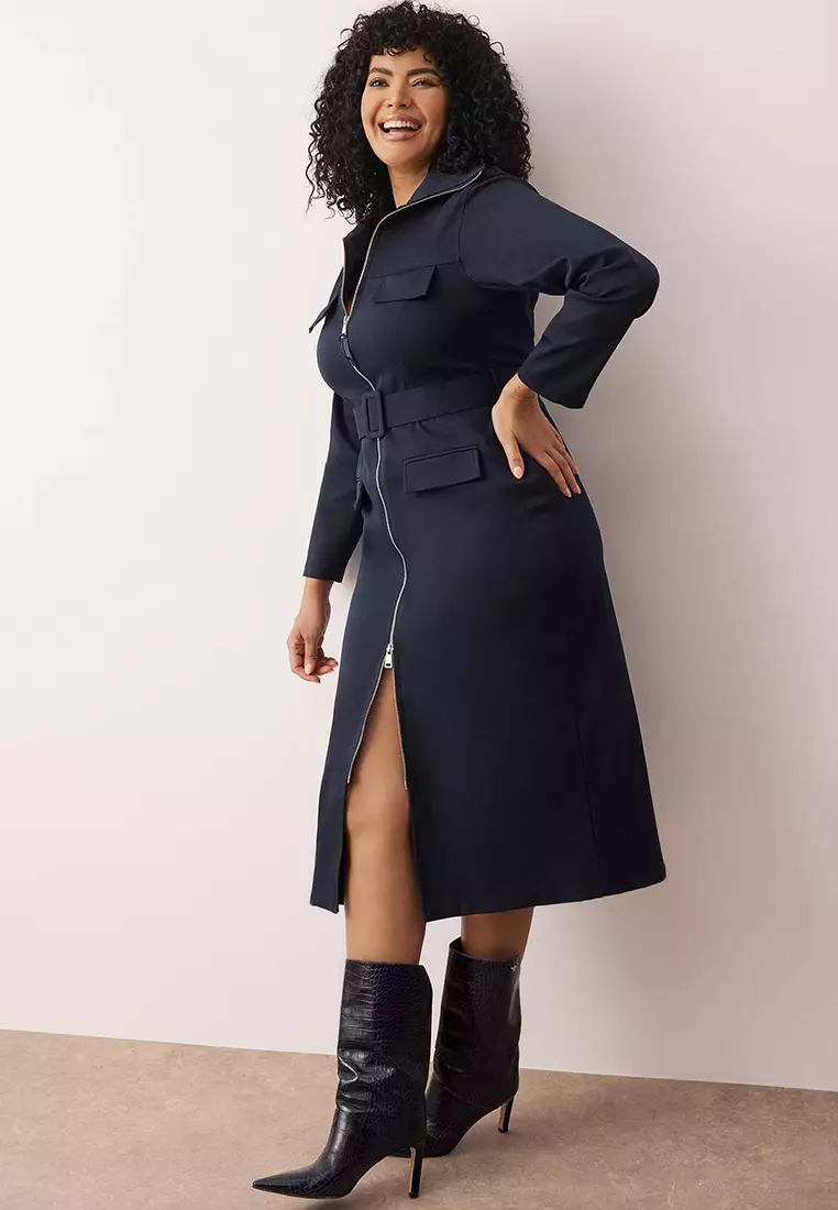 Belted Midi Dress