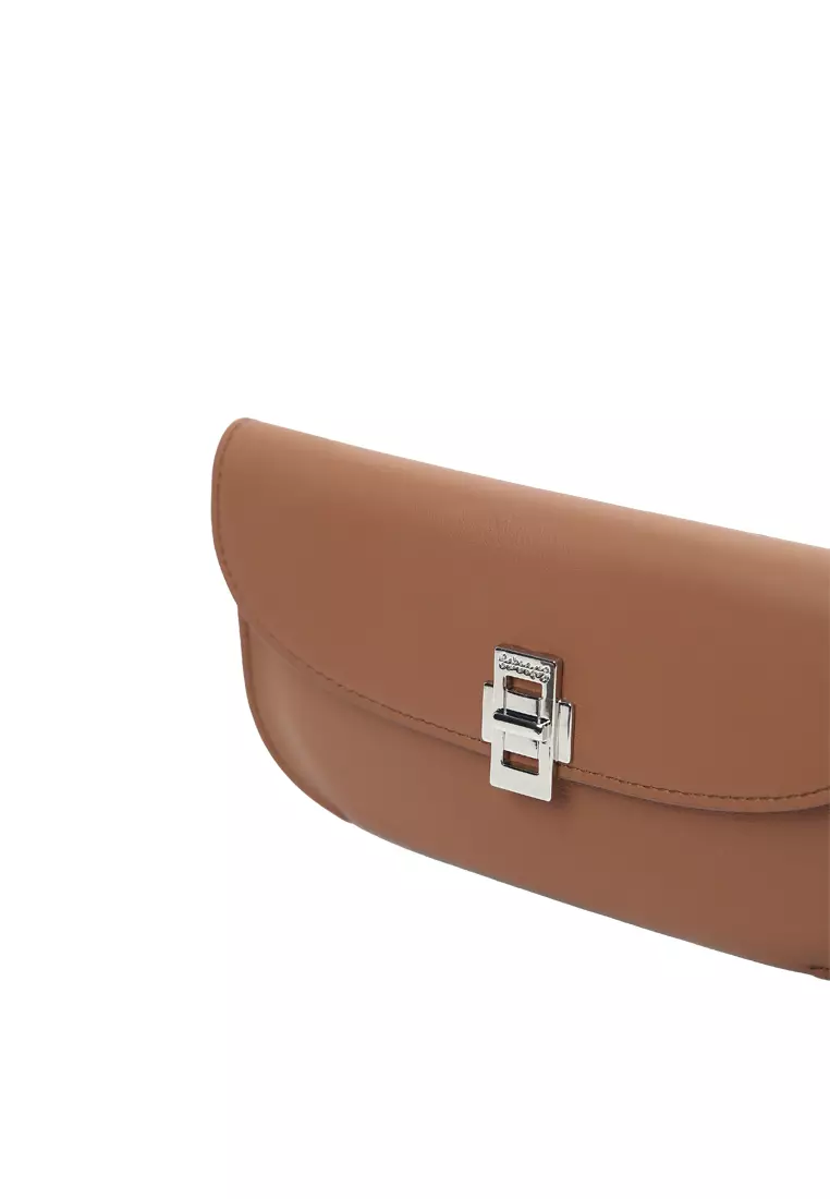 Turn-Lock Pouch - Caramel