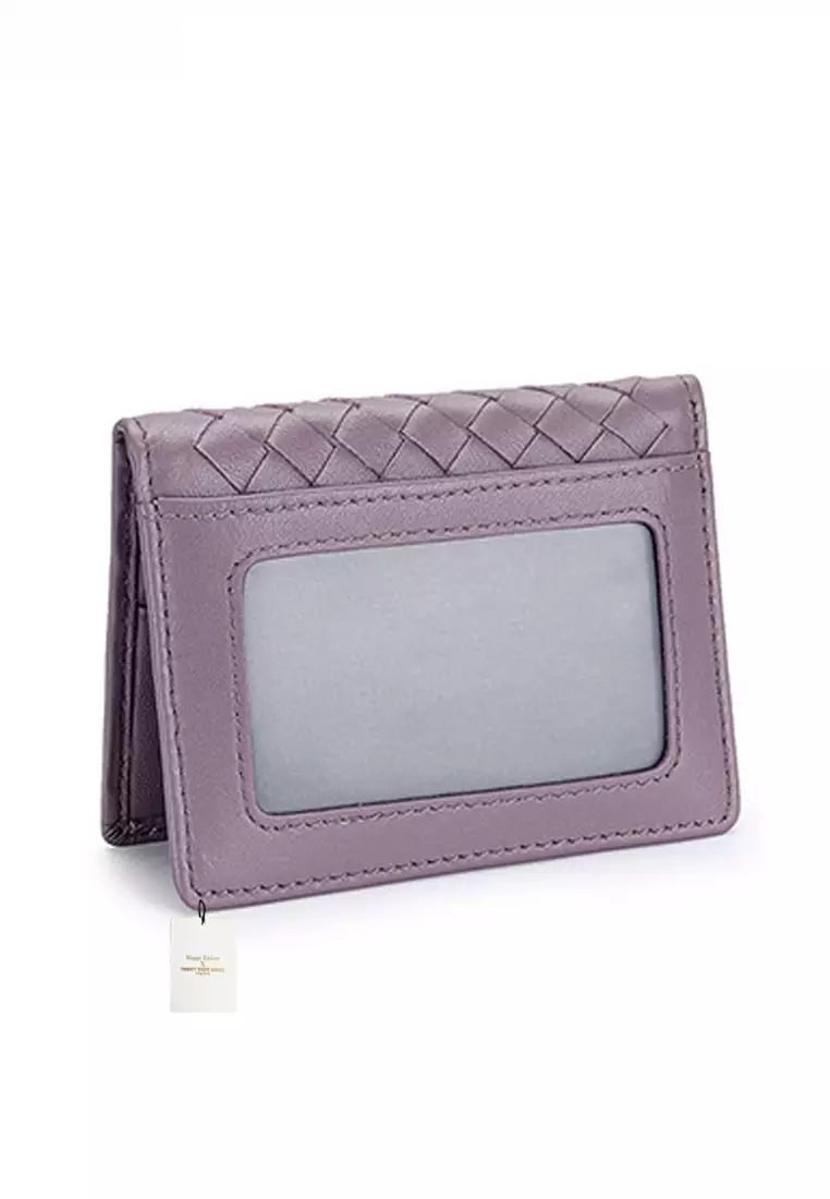 Weave Sheepskin Multi-Slot Card Holder JW YT-8861