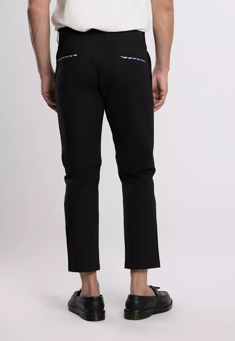 MOC Celana Panjang Ankle Pants Pria Rory - Black