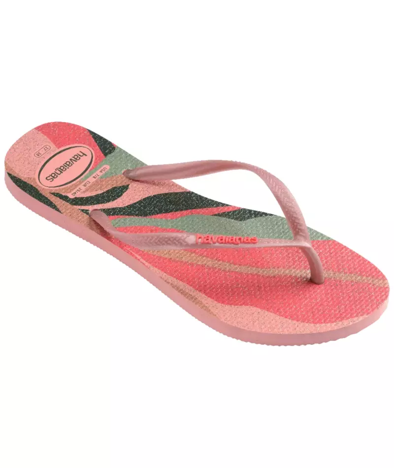 Havaianas 1106 Slim Palette Glow Blossom - Sandal Wanita
