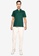 ZALORA BASICS green Contrast Tip Relaxed Polo Shirt 78824AACED65CDGS_4