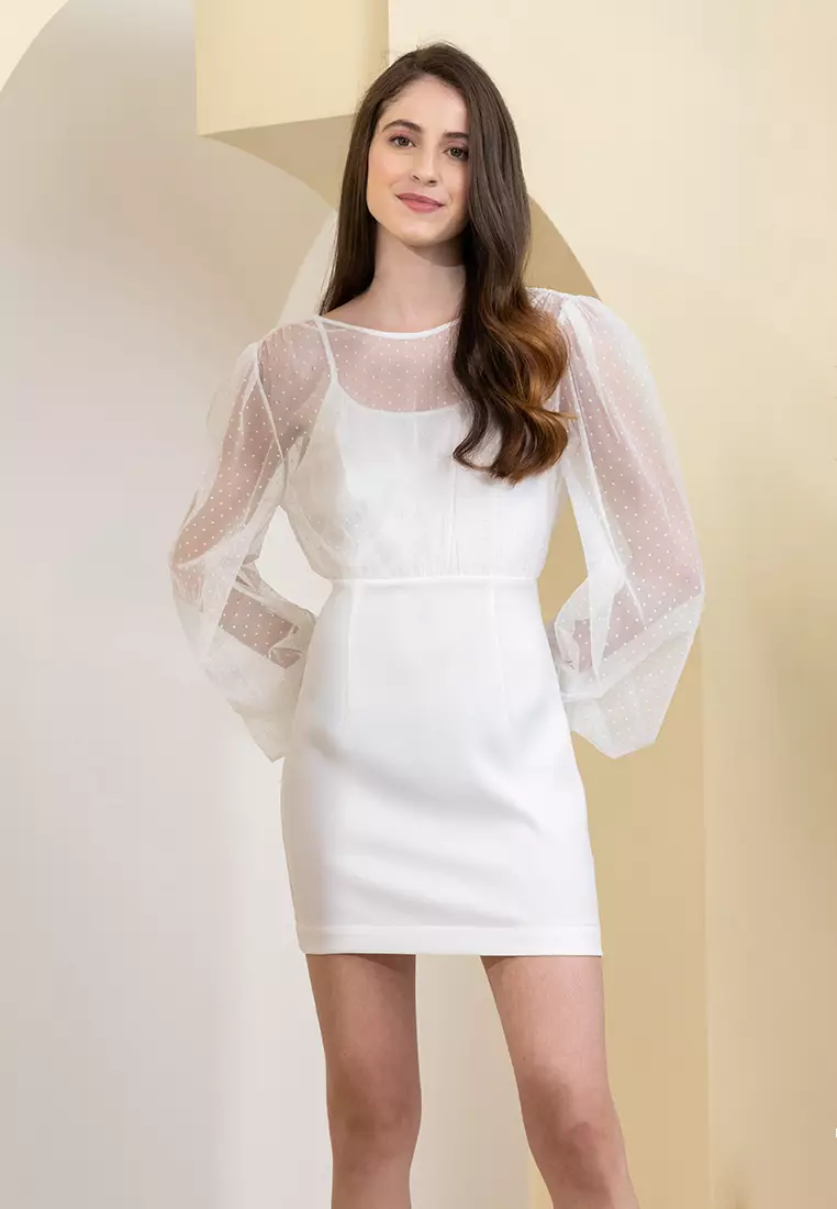 Zalora white dress new arrivals