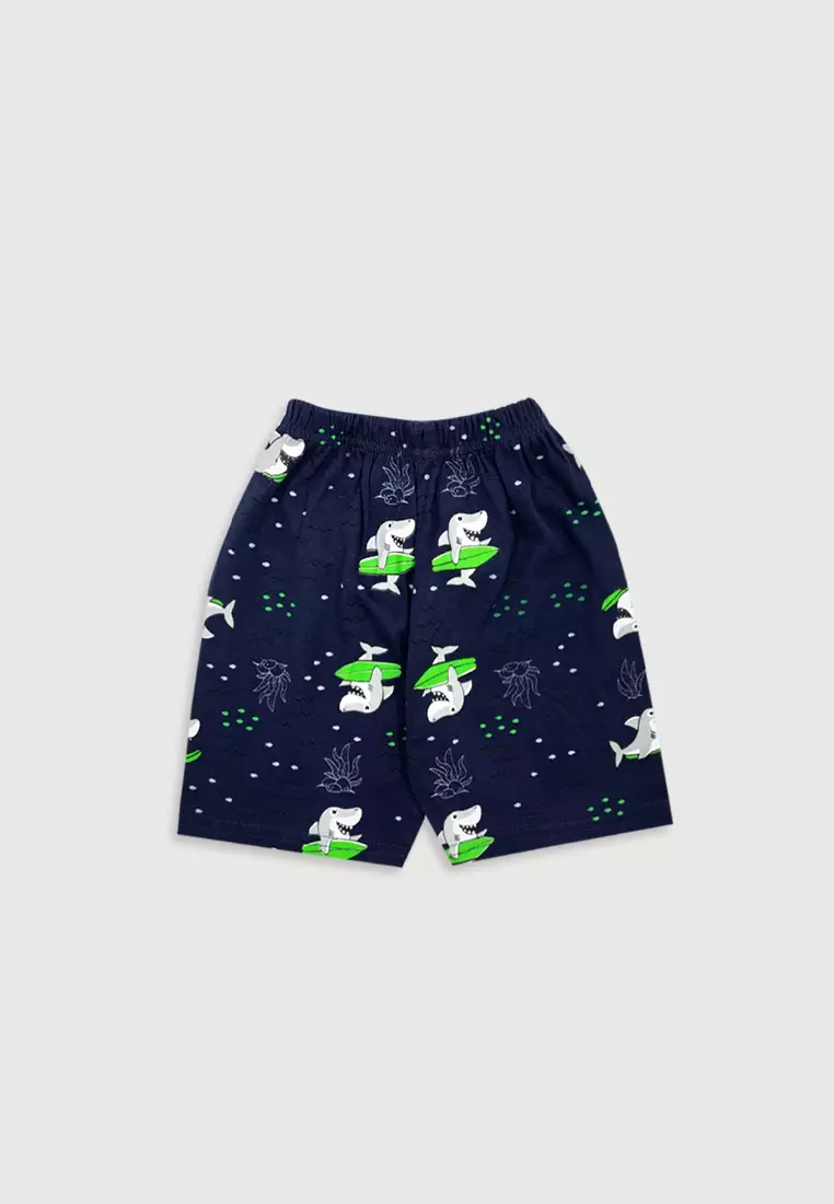Wakakids Setelan Bayi Anak Laki Laki Hi Summer Sark 3292 Navy