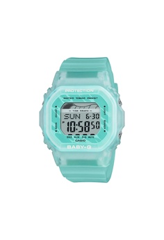 BABY-G Casio Baby-G Women's Digital Watch BLX-565S-2DR Blue Resin Strap Watch for Women