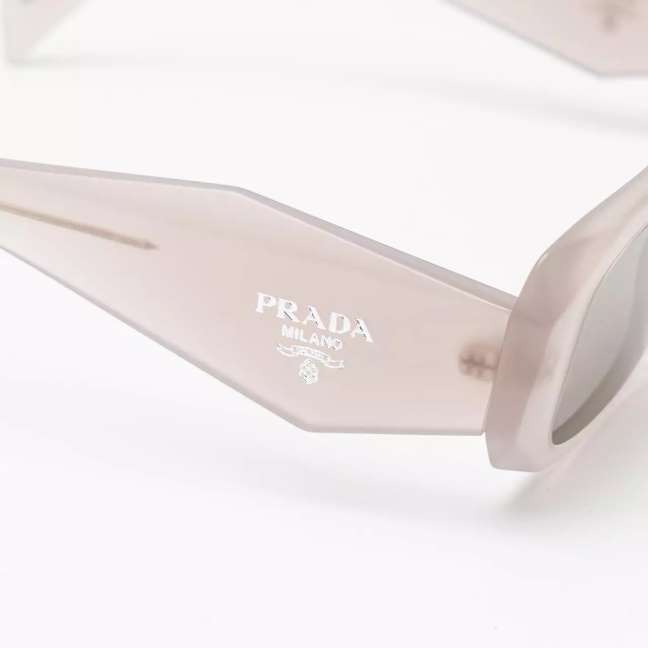 PR 17WS Rectangular Sunglasses Frosted Tortoise