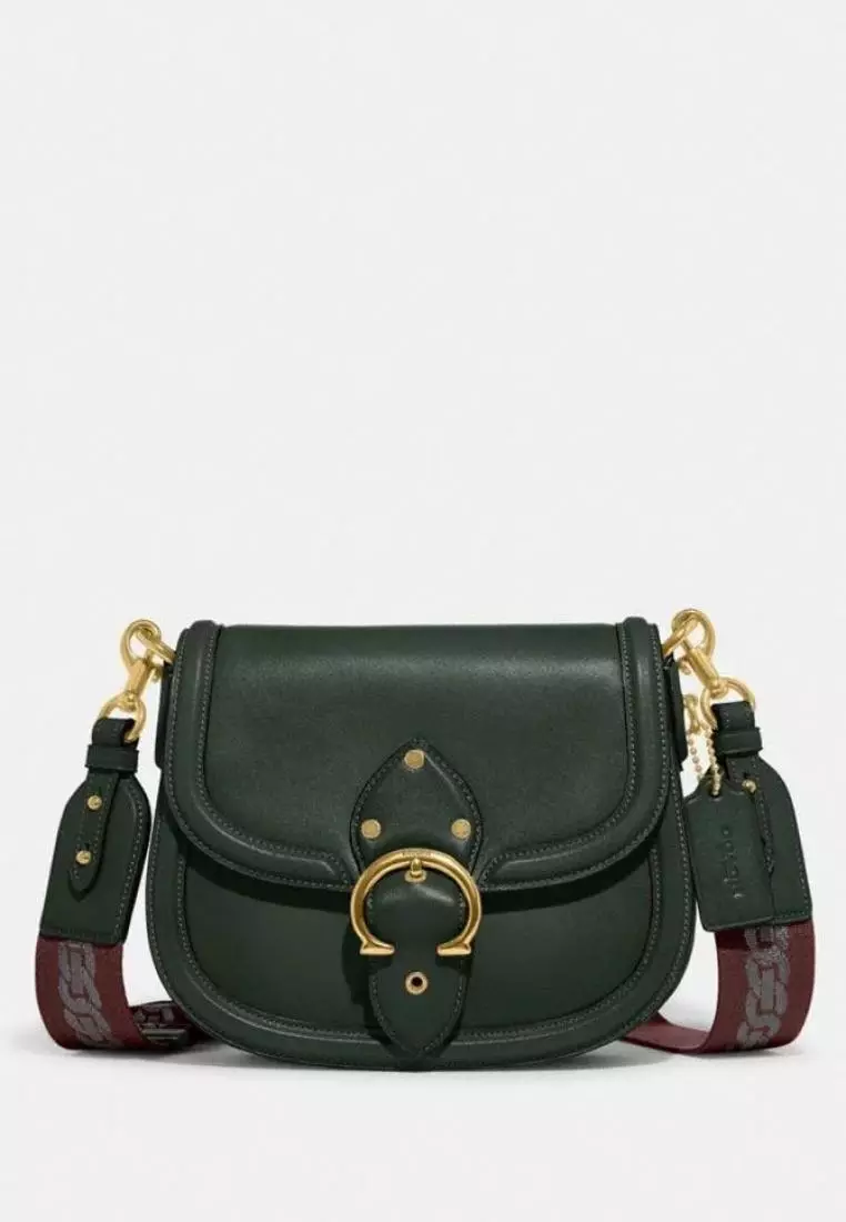 Jual Coach Coach Beat Saddle Bag Green Amazon Original 2024 ZALORA