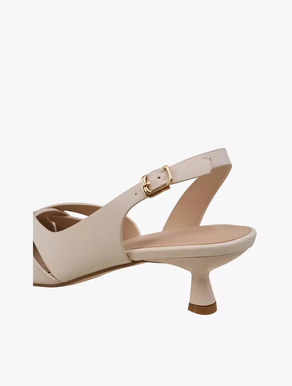 Payless Nine West Womens Alora Kitten Heels - Off White_04