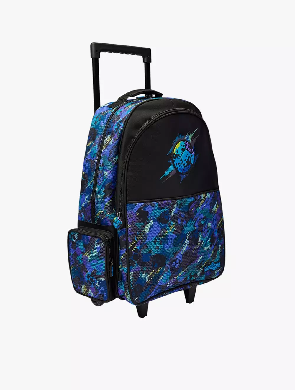 Smiggle Trailblazer Trolley Backpack With Light Up Wheels - IGL457048BLK