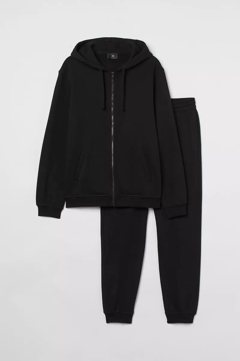 H and m black joggers clearance