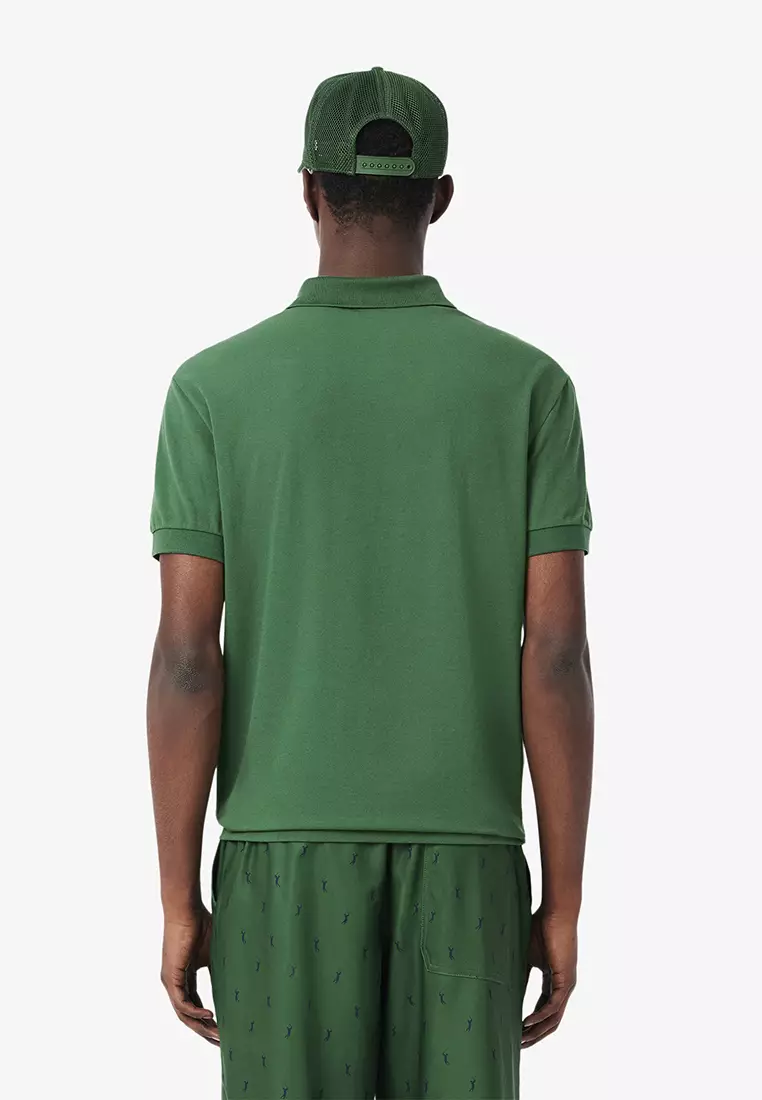 Relaxed Fit Mini-Piqué Golf Polo Shirt