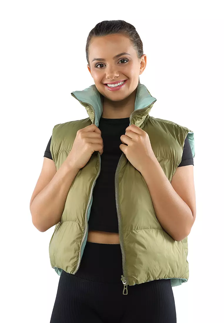 Shop MCQ Reversible Heat Reactive Puffer Vest