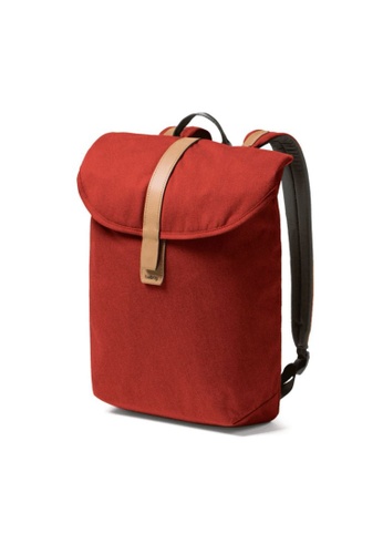 bellroy slim backpack red ochre