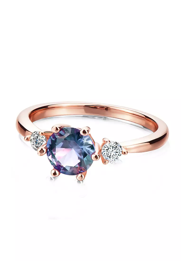 [ Alexandrite Collection ] Moya Printessa Alexandrite Ring RG - Cincin by Her Jewellery