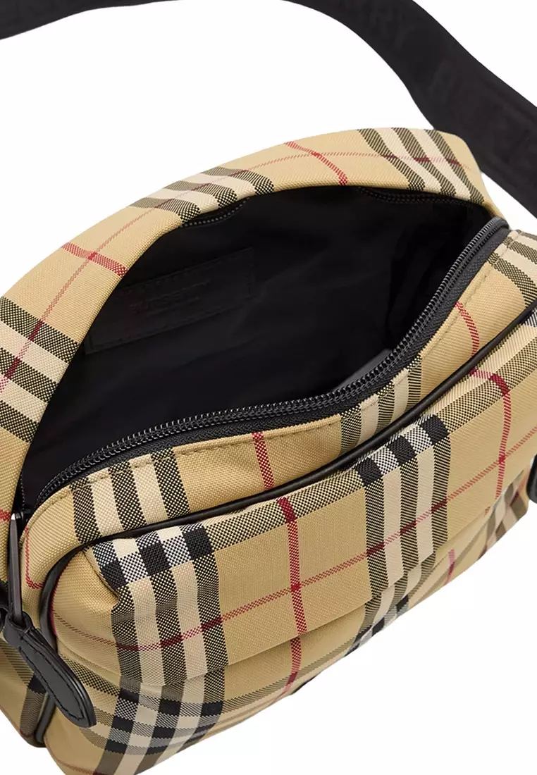 Nylon Paddy Crossbody Bag in Archive Beige