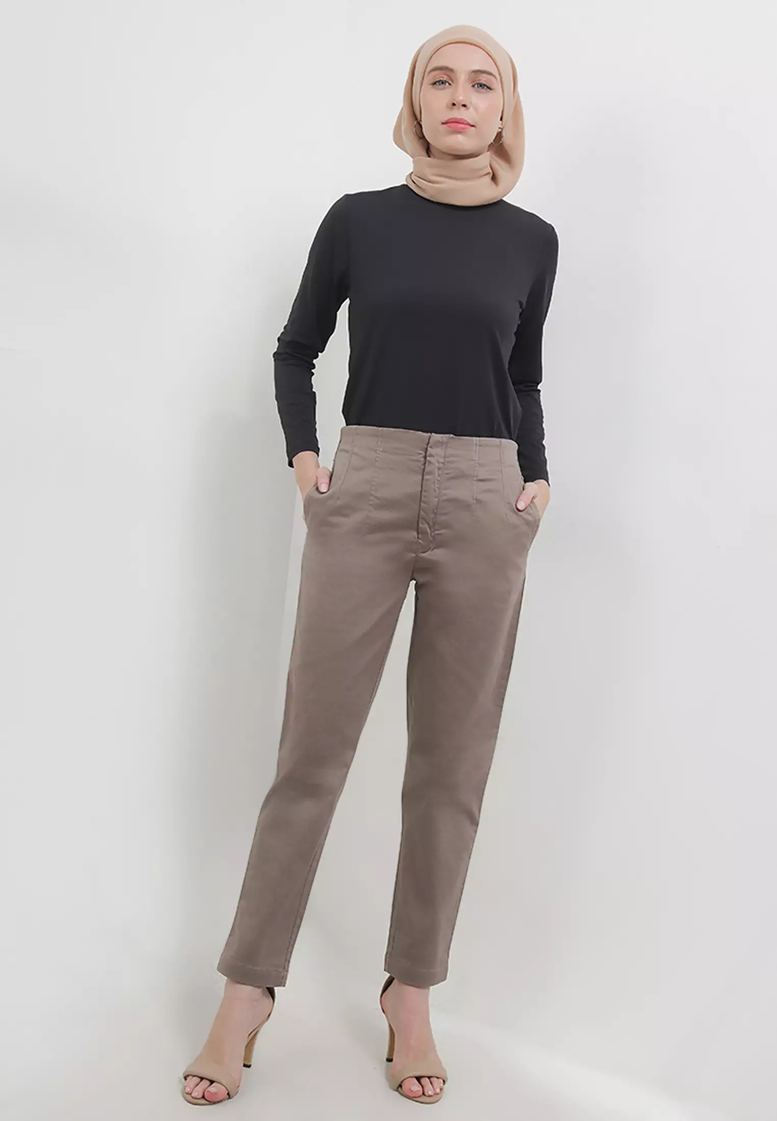 MFMW Jalyah Celana Panjang Pale Khaky