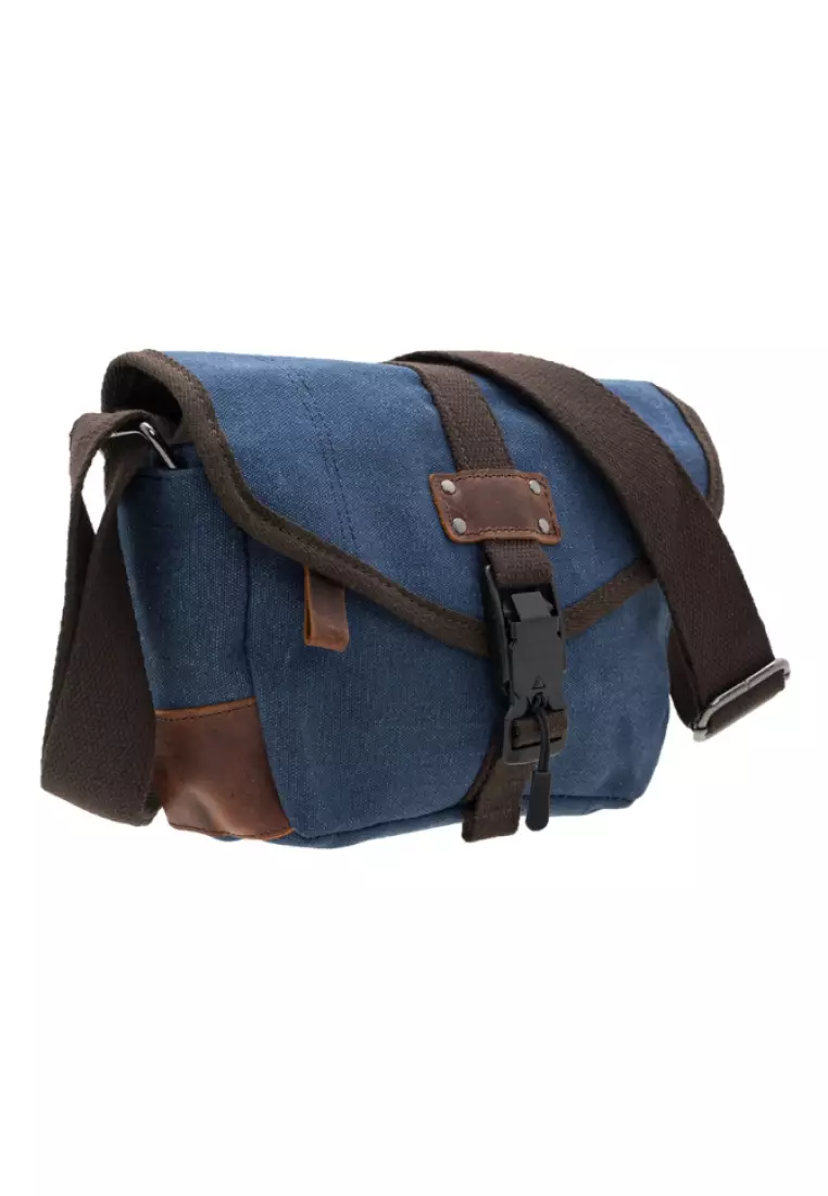 Jack Studio Canvas Messenger Sling Travel Bag BAD 40104