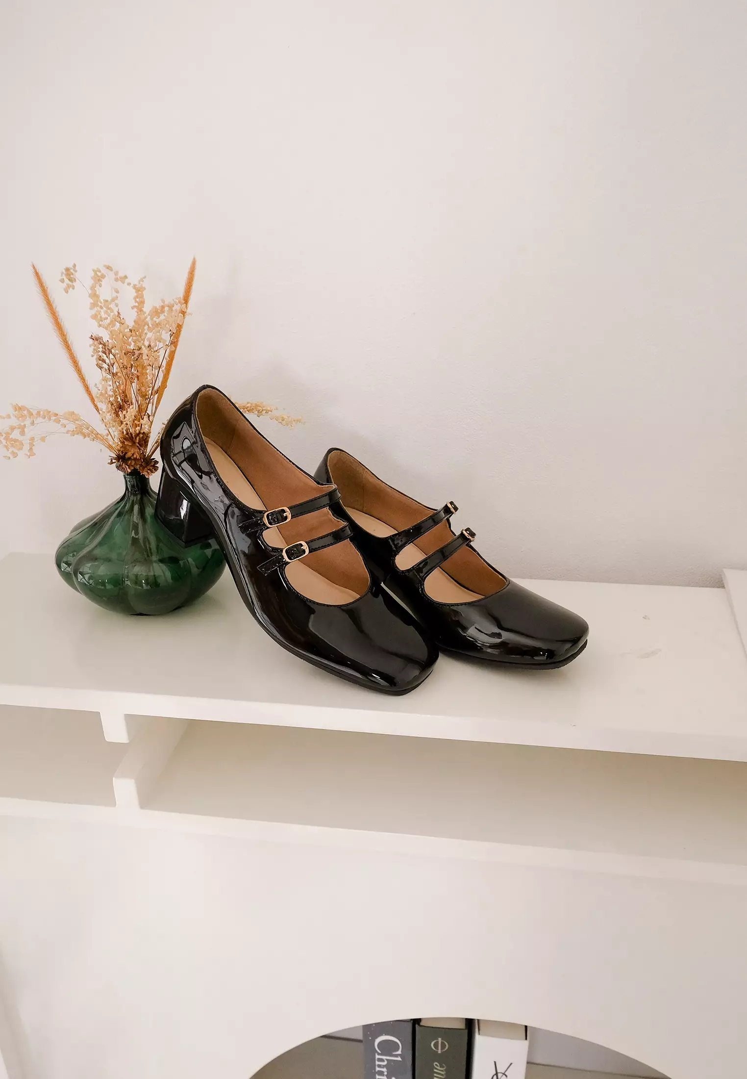 Brianna Women Mary Jane Pump Shoes Square Toe