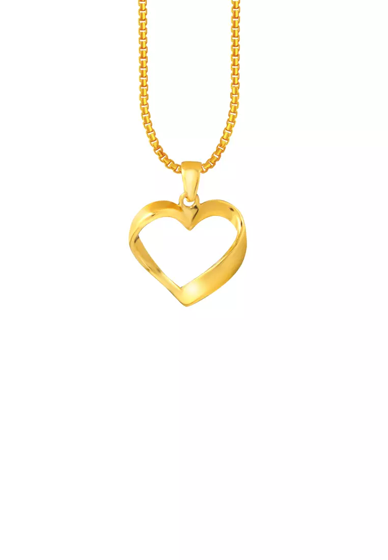 TOMEI Lusso Italia Love Pendant, Yellow Gold 916