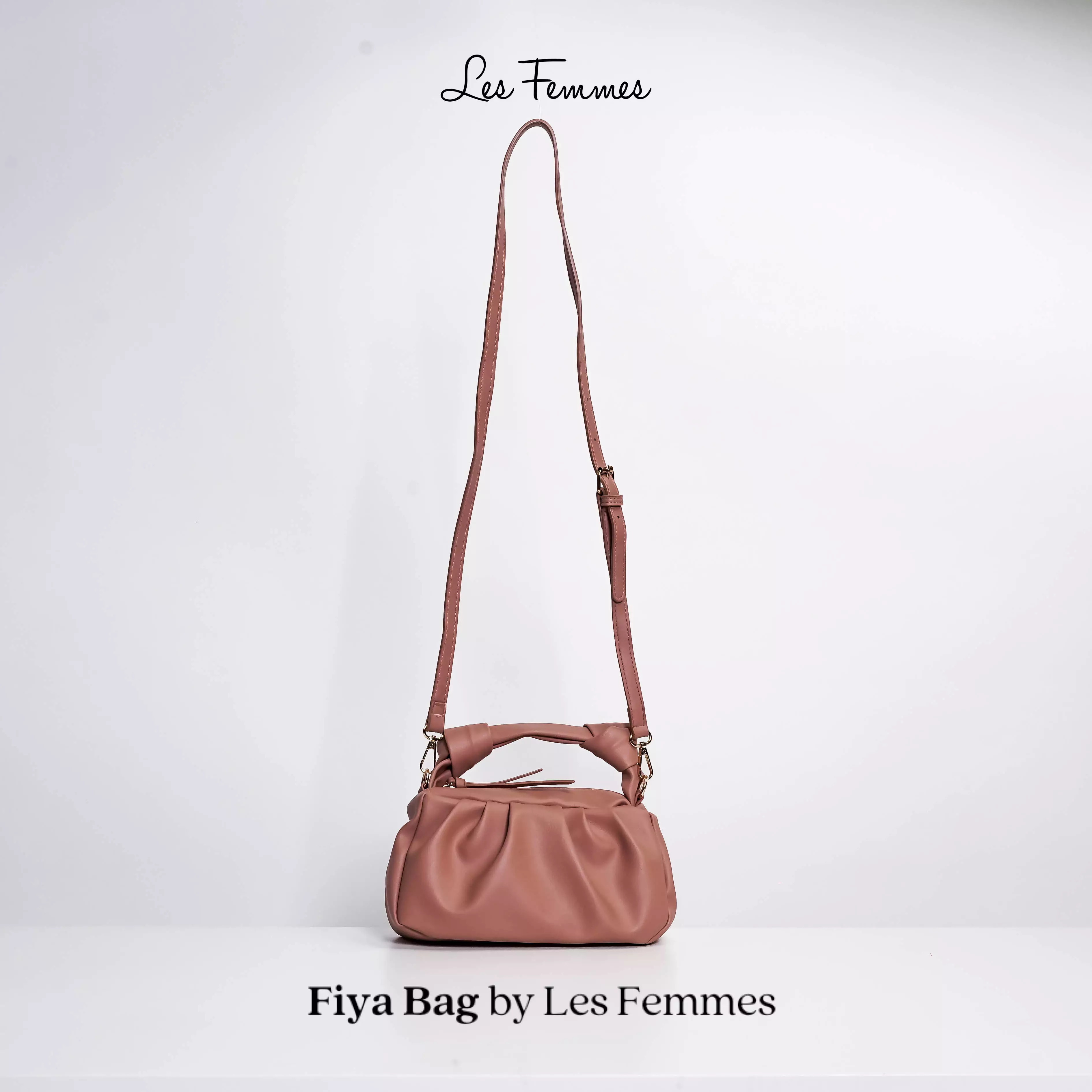 Les Femmes Tas Selempang Wanita Sling Bag G204 210404 - Colour DUSTYPINK