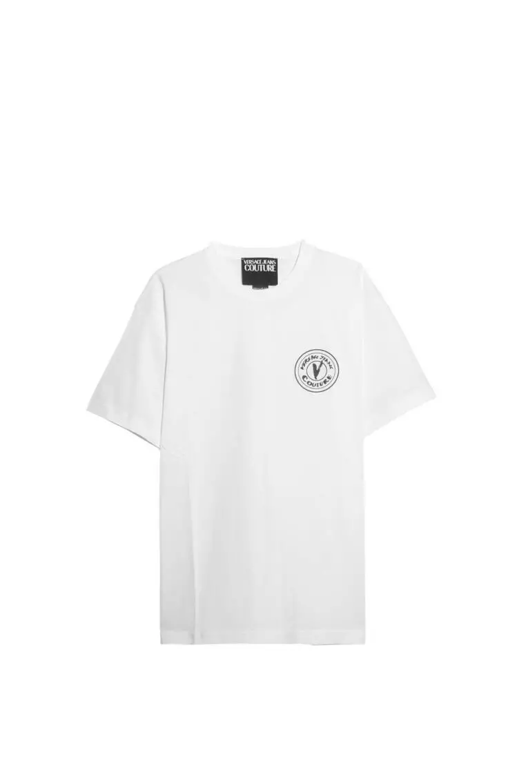 Embroidered V-Emblem T-Shirt