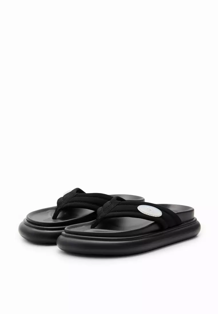 Desigual Woman Shoes Platform toe post sandals.