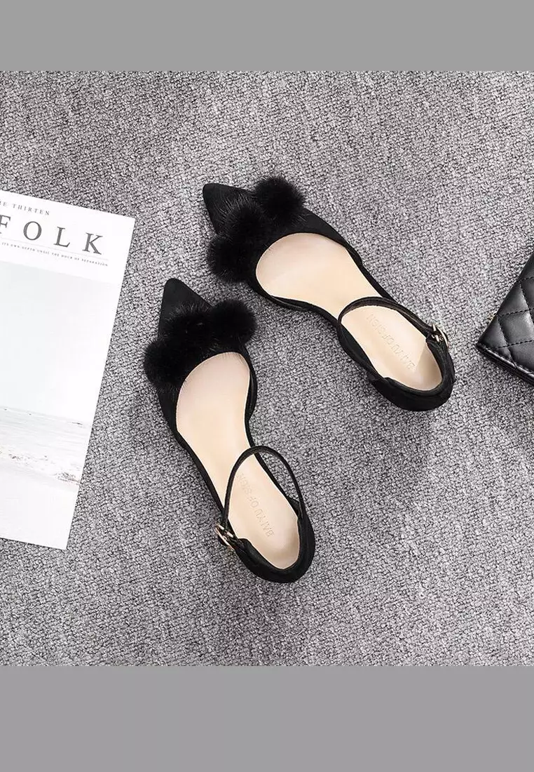 Fur ball shoes cheap