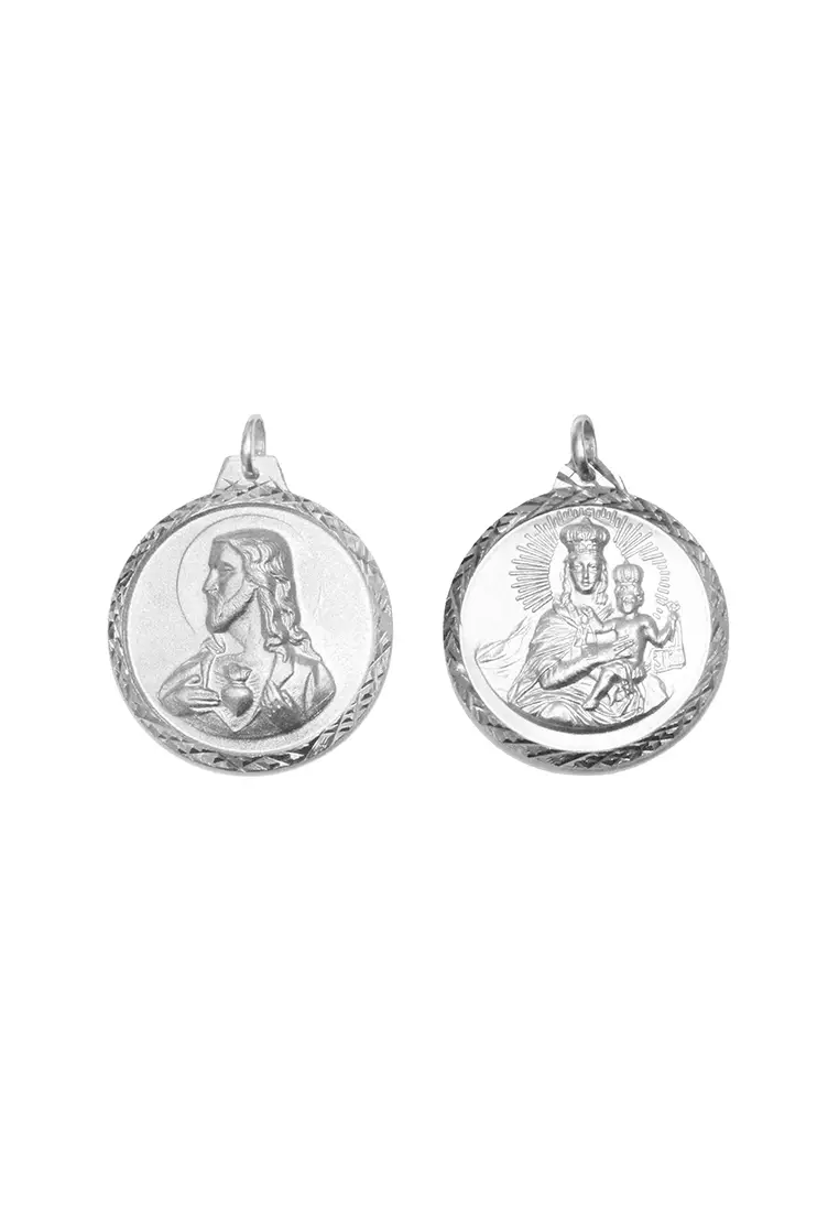 White gold picture pendants top