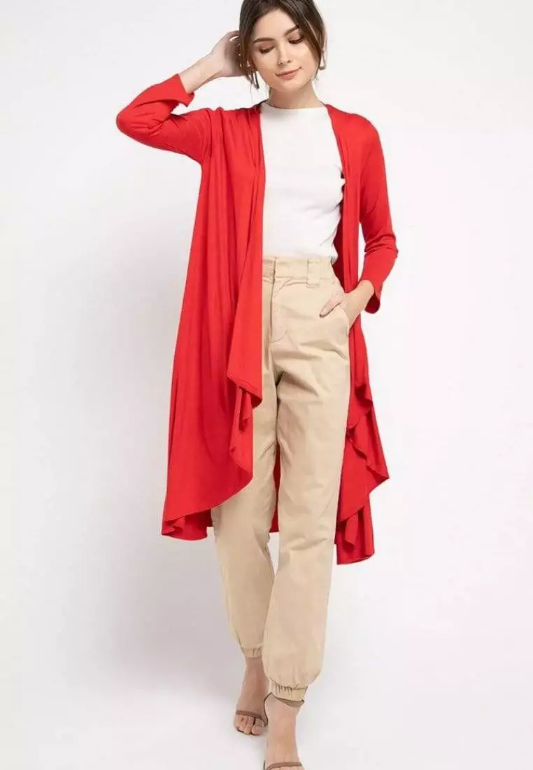 Nade Japan FO003 Long Outer Nade Ladies Red