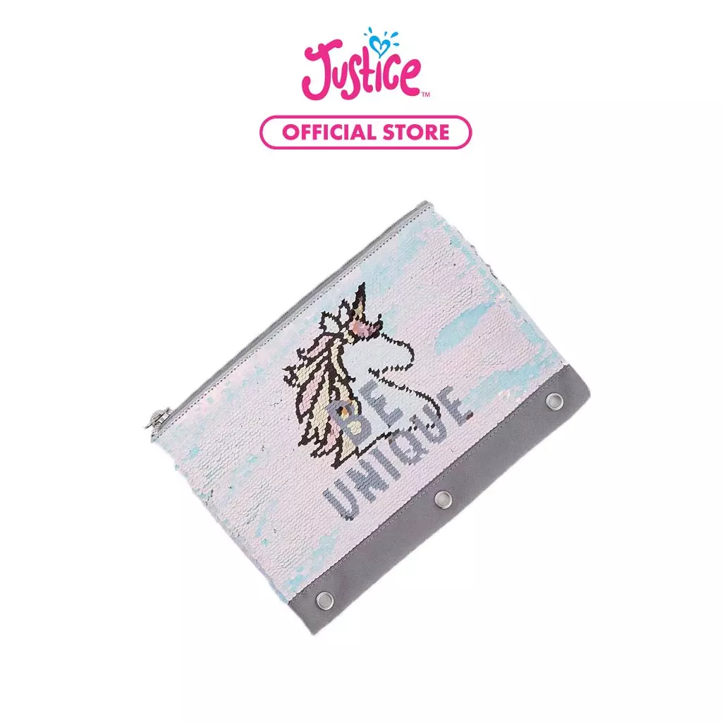 Unicorn pencil case justice cheap