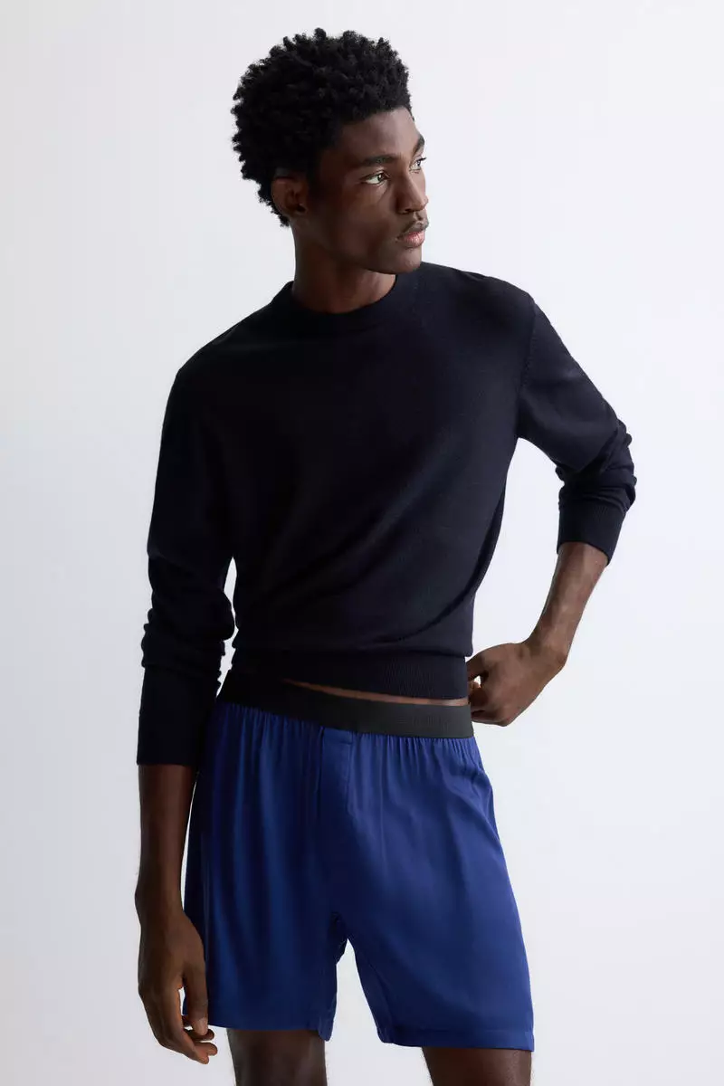 Satin boxer shorts