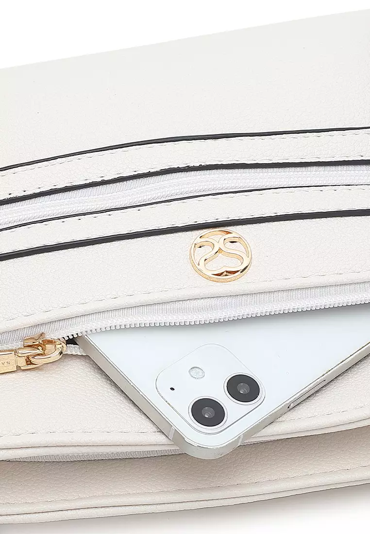 Women's Sling Bag / Crossbody Bag - White