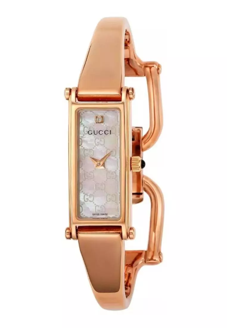 Jual Gucci Jam Tangan Wanita Gucci 1500 Series Quartz White Pearl