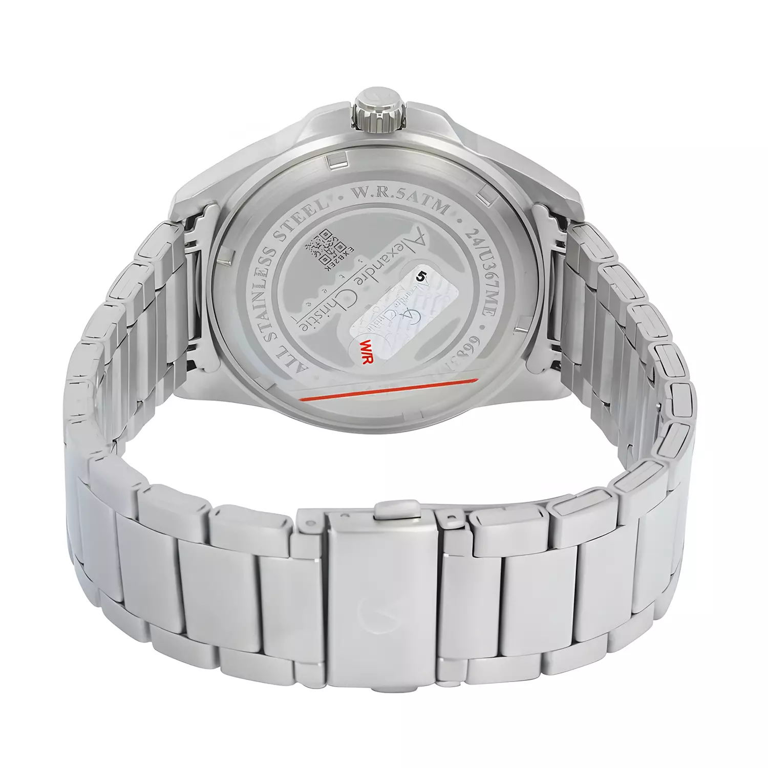 Jam Tangan Analog Pria - Two Tone Black Stainless Steel - 6683 MEBTBDG