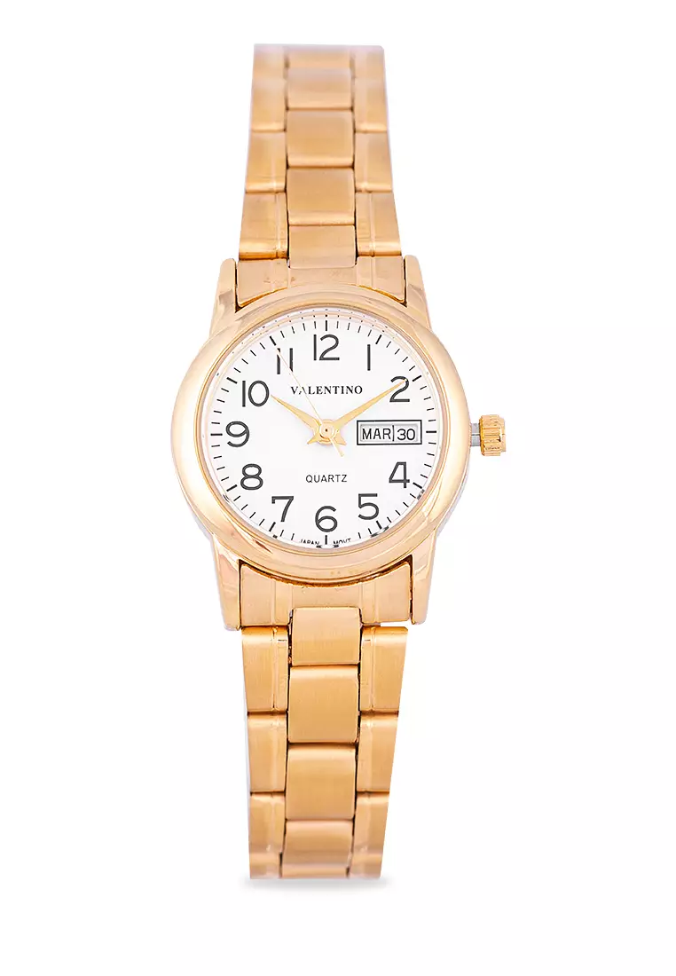 Analog Watch 20122260-Gld - Gold Dial