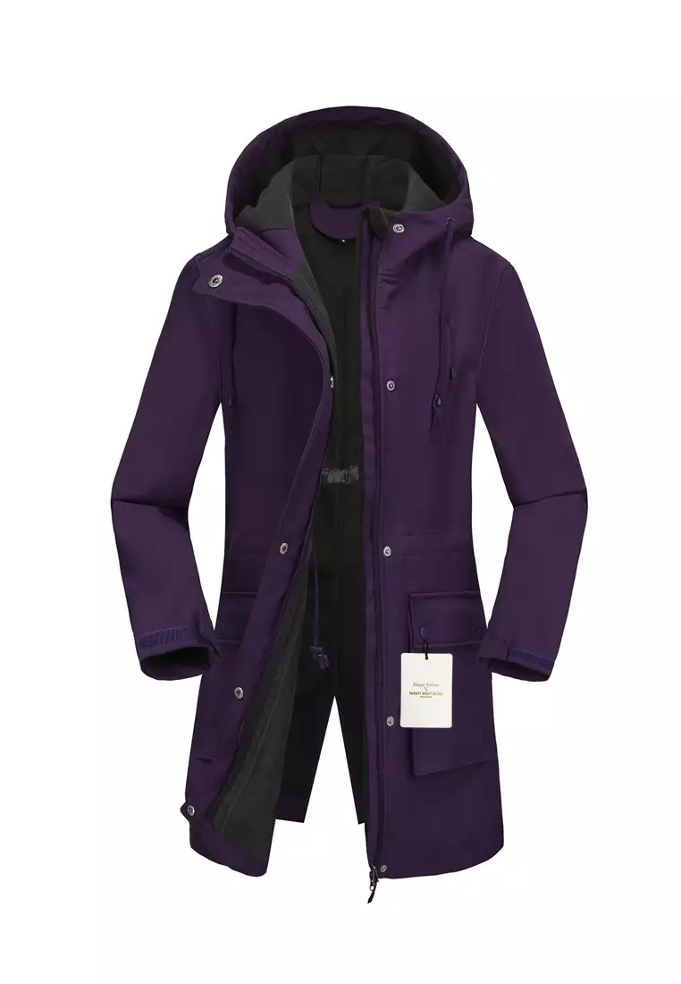 Waterproof Hood Trench Coat AD-M25F598