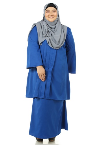 Clemira Kebarung Plus Size from Ashura in Blue