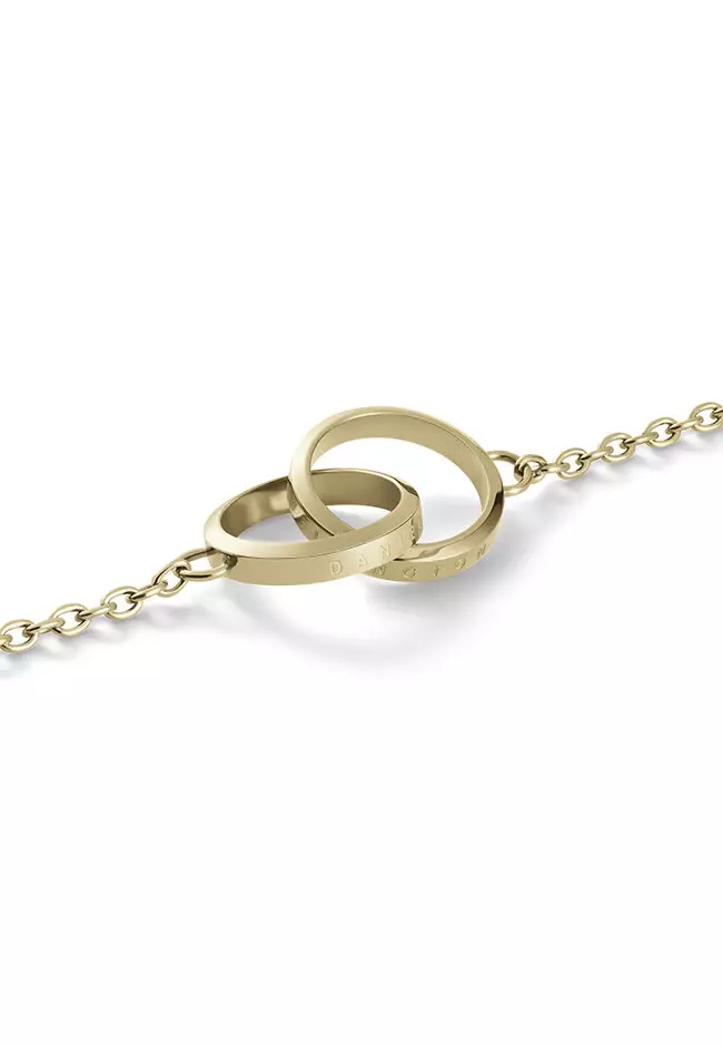 Elan Unity Bracelet Gold 165mm - DW OFFICIAL - Stainless steel Enamel cuff bracelet for women and men