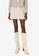 Trendyol beige High Waist Overlap Mini Skirt 8710CAA24FAF6EGS_1