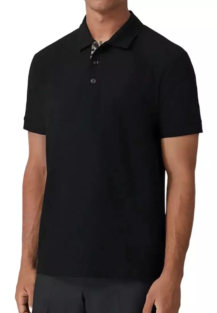 Buy Burberry Men's Short Sleeved POLO in Black 80922691 2026