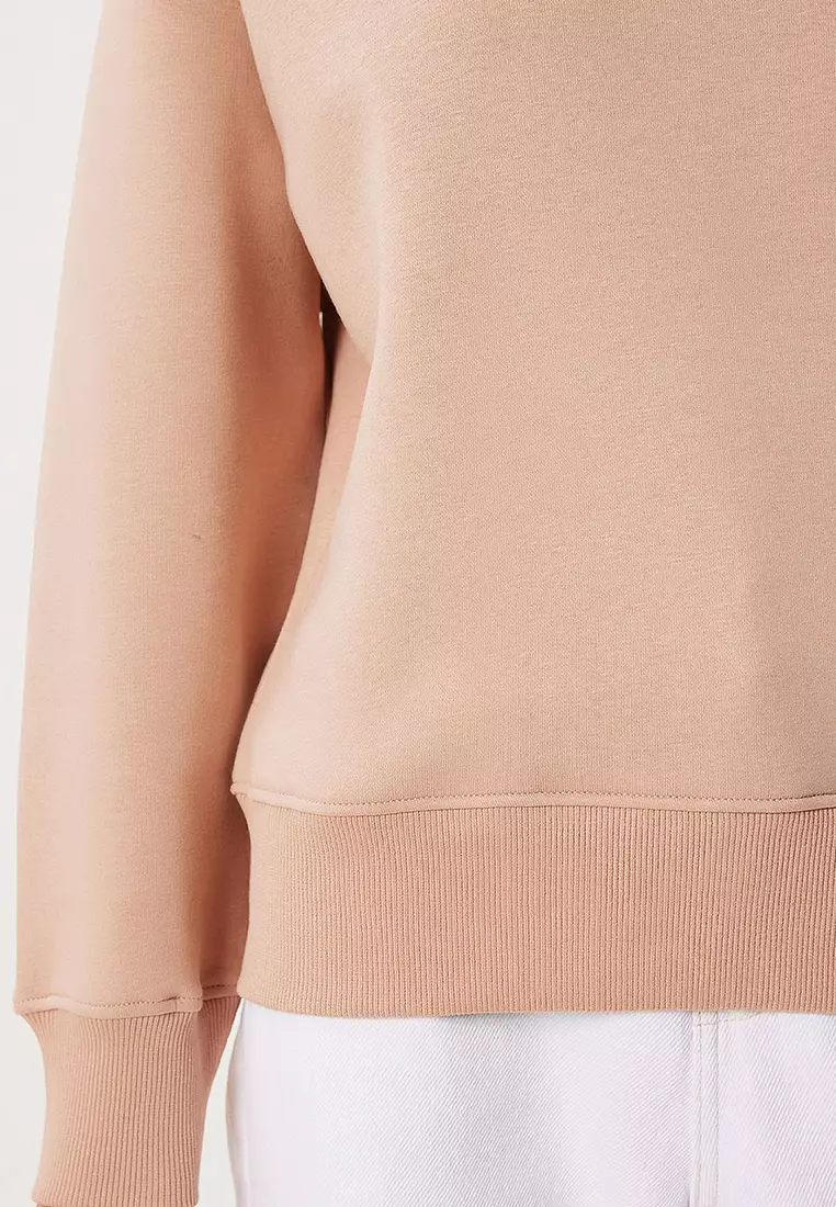 Hooded Raised Sweatshirt