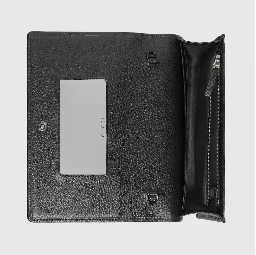 Gucci GG  Marmont Wallet On Chain Black