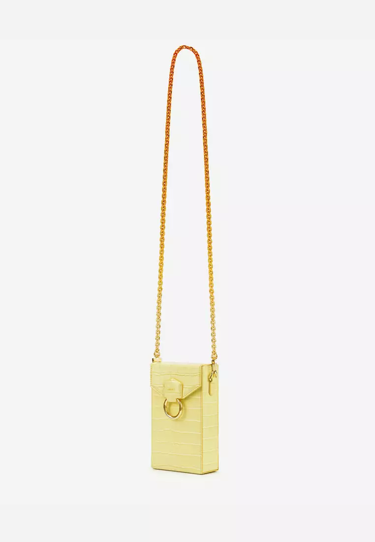 JW Pei Lola Chain Phone Case - Light Yellow